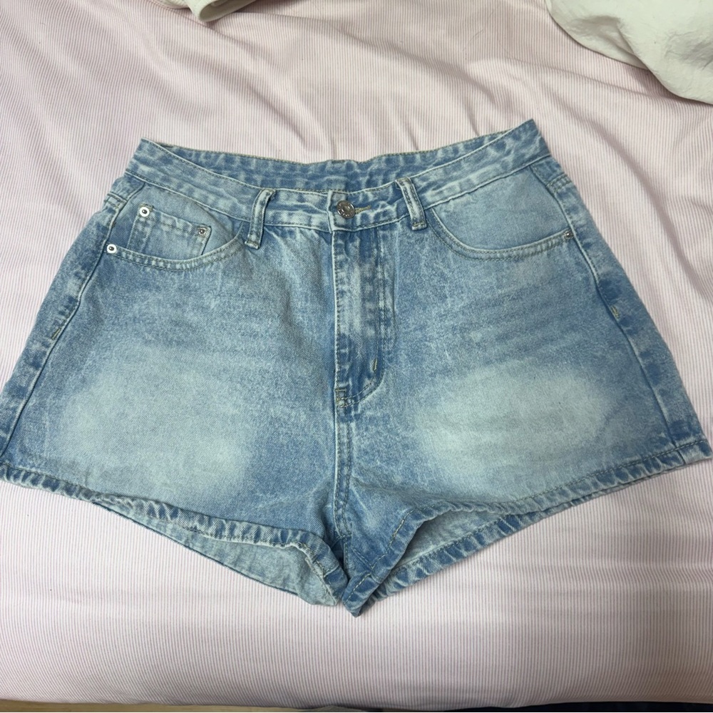 SHEIN Light Blue Jean Shorts